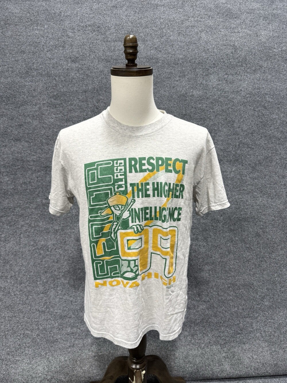 Vintage 1999 Nova High School Titans T Shirt Hanes Single Stitch Graphic Tee